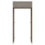 Porta-Geladeira 103 cm 1 Porta Basculante Rustic/Cinza Vik Madesa