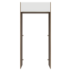Porta-Geladeira 103 cm 1 Porta Basculante Rustic/Branco Veludo Lux Madesa