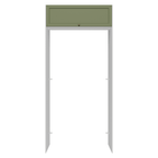 Porta-Geladeira 103 cm 1 Porta Basculante Branco/Verde Vik Madesa