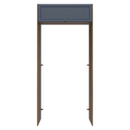 Porta-Geladeira 103 cm 1 Porta Basculante Rustic/Azul Vik Madesa