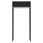 Porta-Geladeira 103 cm 1 Porta Basculante Preto/Branco/Preto Lux Madesa