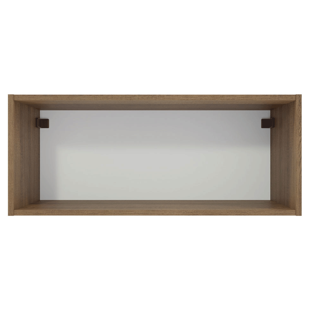 Armário Aéreo para Quarto 80 cm Nicho Aberto Rustic Neo Madesa