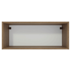 Armário Aéreo para Quarto 80 cm Nicho Aberto Rustic Neo Madesa