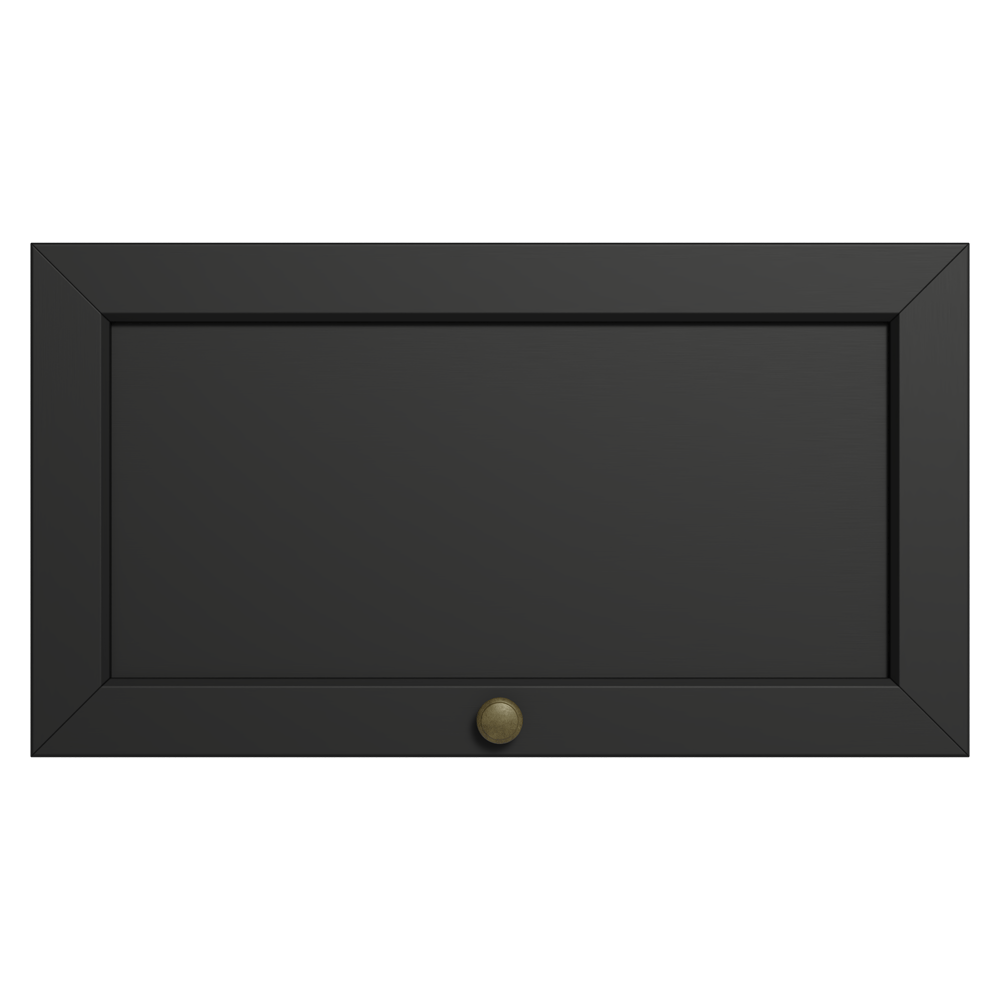 Armário Aéreo 60 cm 1 Porta Basculante Rustic/Preto Vik Madesa