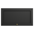 Armário Aéreo 60 cm 1 Porta Basculante Rustic/Preto Vik Madesa