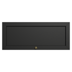 Armário Aéreo 80 cm 1 Porta Basculante Rustic/Preto Vik Madesa