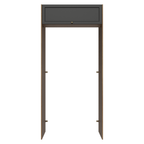 Porta-Geladeira 103 cm 1 Porta Basculante Rustic/Preto Vik Madesa