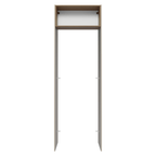 Porta-Geladeira 73 cm 1 Porta Basculante Crema/Rustic/Crema Vik Madesa