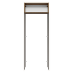 Porta-Geladeira 83 cm 1 Porta Basculante Crema/Rustic/Crema Vik Madesa