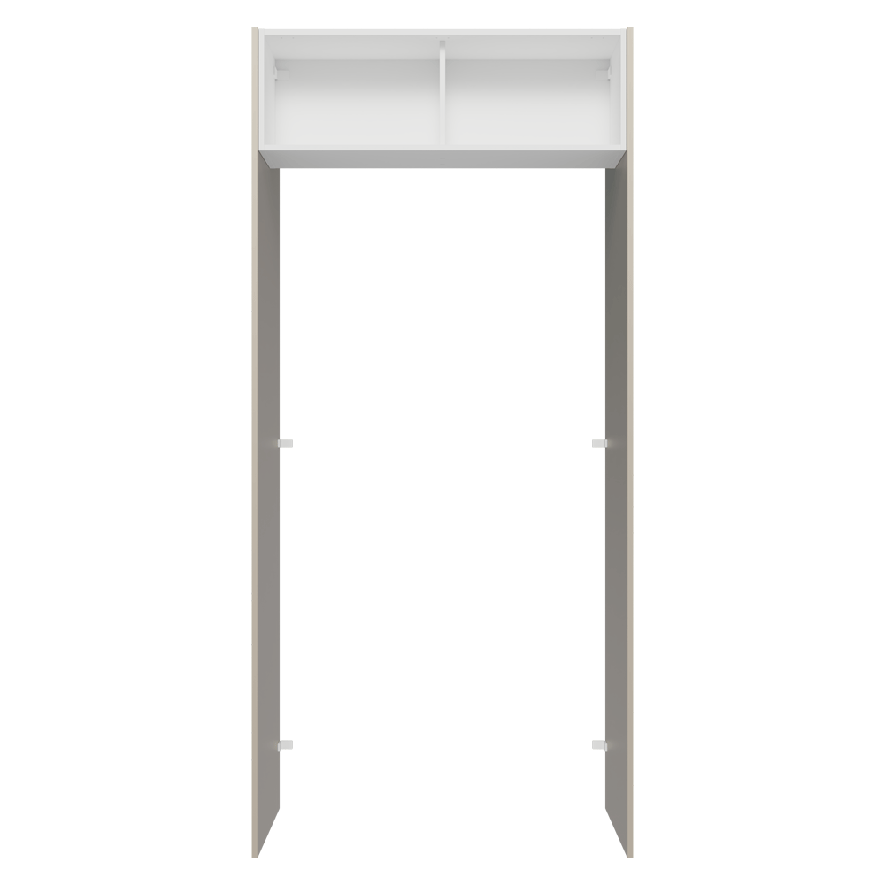 Porta-Geladeira 103 cm 1 Porta Basculante Crema/Branco/Crema Vik Madesa
