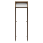 Porta-Geladeira 73 cm 1 Porta Basculante Rustic/Preto Lux Madesa