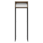 Porta-Geladeira 73 cm 1 Porta Basculante Preto/Rustic/Preto Lux Madesa