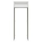 Porta-Geladeira 83 cm 1 Porta Basculante Crema/Branco/Crema Agata Madesa