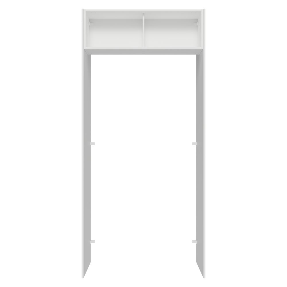 Porta-Geladeira 103 cm 1 Porta Basculante Branco Veludo Lux Madesa
