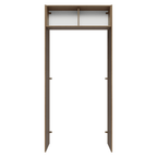 Porta-Geladeira 103 cm 1 Porta Basculante Rustic/Branco Veludo Lux Madesa