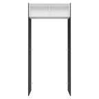 Porta-Geladeira 103 cm 1 Porta Basculante Preto/Branco/Preto Lux Madesa
