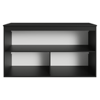 Balcão de Cozinha 120 cm 2 Portas Suspenso Preto Nice Madesa