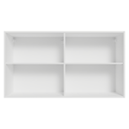 Armário Aéreo 120 cm 2 Portas Branco/Crema Vik Madesa