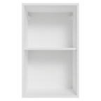 Armário Aéreo 40 cm 1 Porta Branco/Crema Vik Madesa