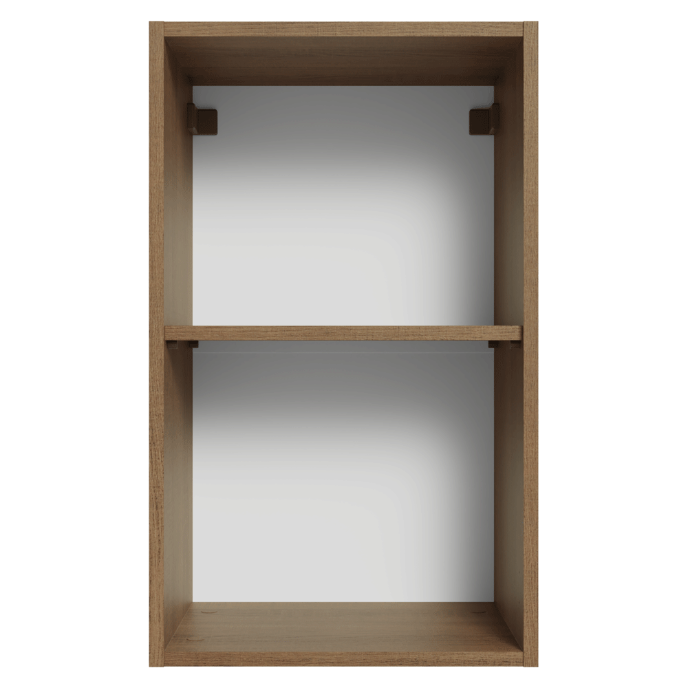 Armário Aéreo 40 cm 1 Porta Rustic/Crema Vik Madesa