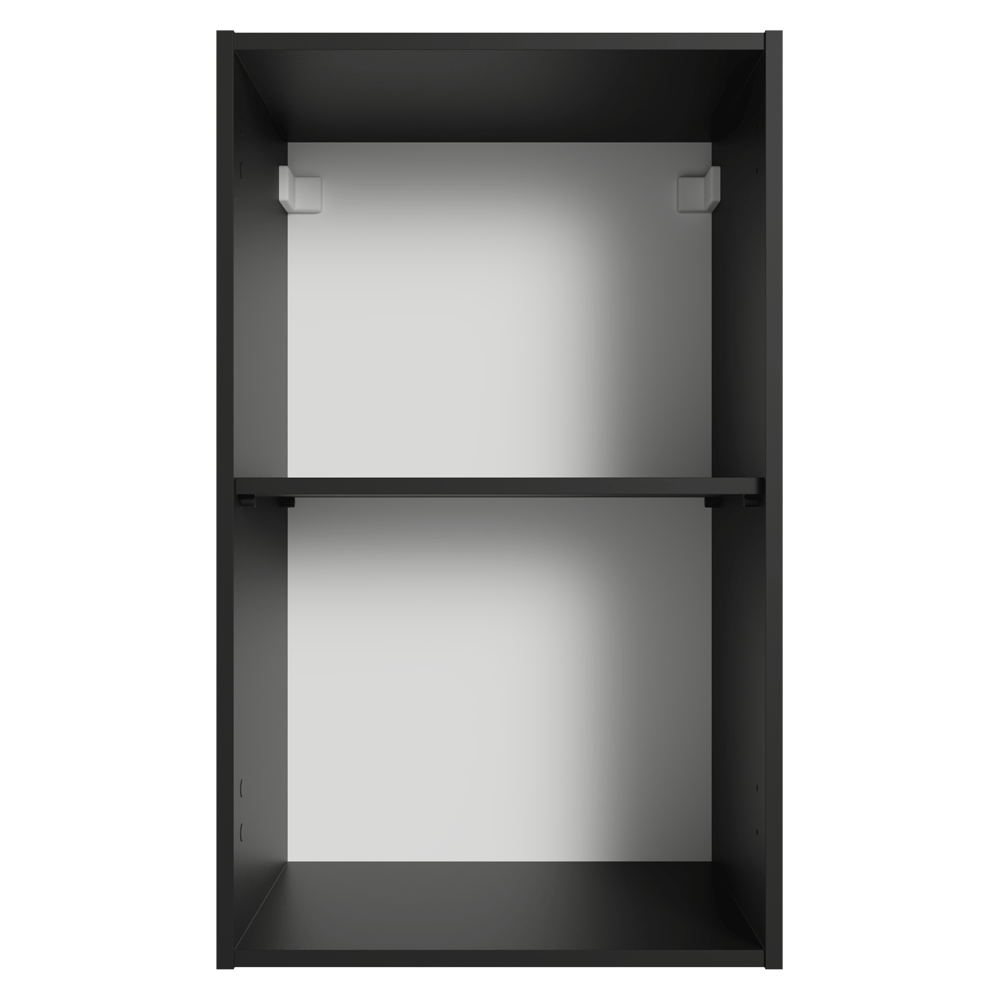 Armário Aéreo 40 cm 1 Porta Preto Nice Madesa