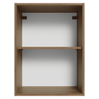 Armário Aéreo 50cm 1 Porta Rustic/Crema Vik Madesa