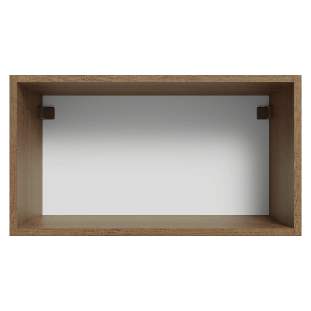 Armário Aéreo 60 cm 1 Porta Basculante Rustic/Crema Vik Madesa