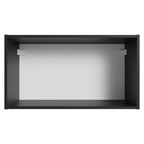 Armário Aéreo 60 cm 1 Porta Basculante Preto Nice Madesa