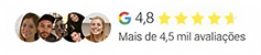Nota 4,8 com mais de 4,5 mil avaliações
