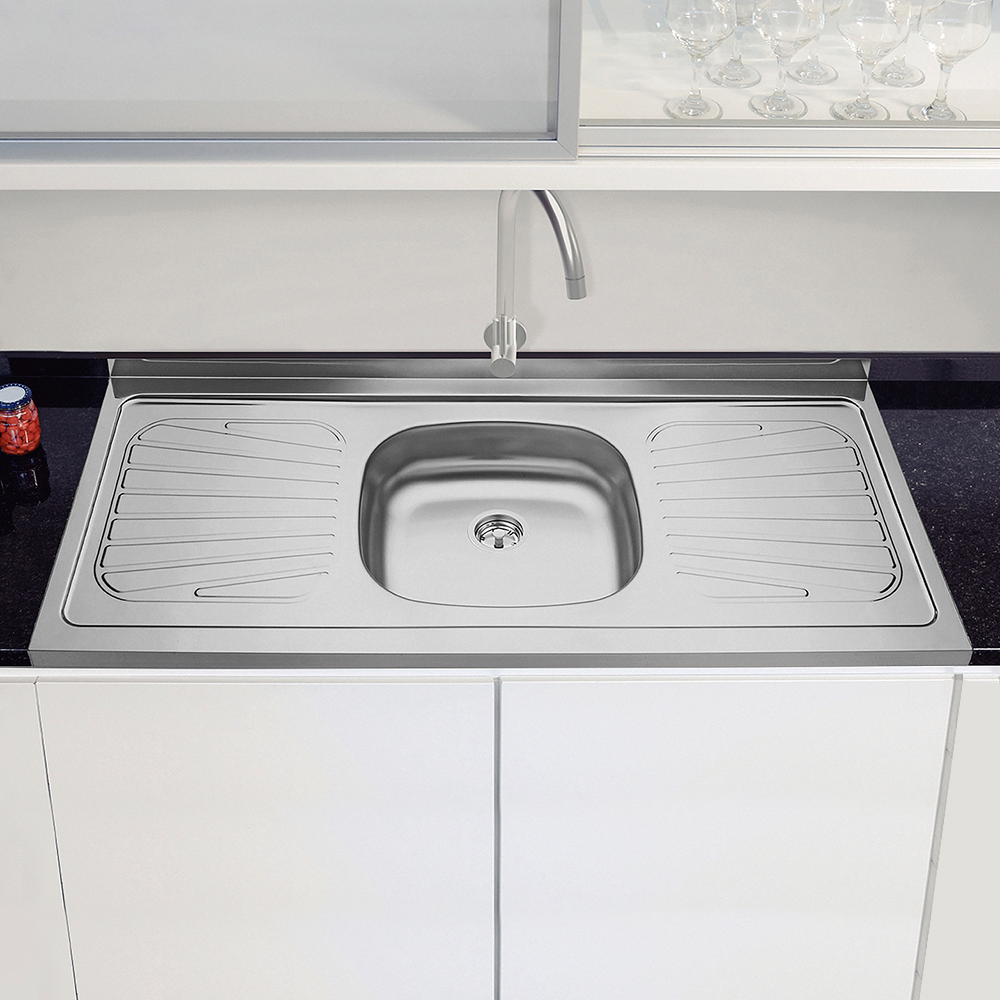 Pia de Apoio Tramontina New Raggi 40 em Aço Inox 120 x 52 cm