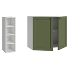 Buffet Aparador com Adega 100cm 2 Portas Branco/Verde Vik Madesa 16