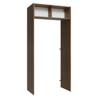 Porta-Geladeira 103 cm 1 Porta Basculante Rustic/Crema Agata Madesa