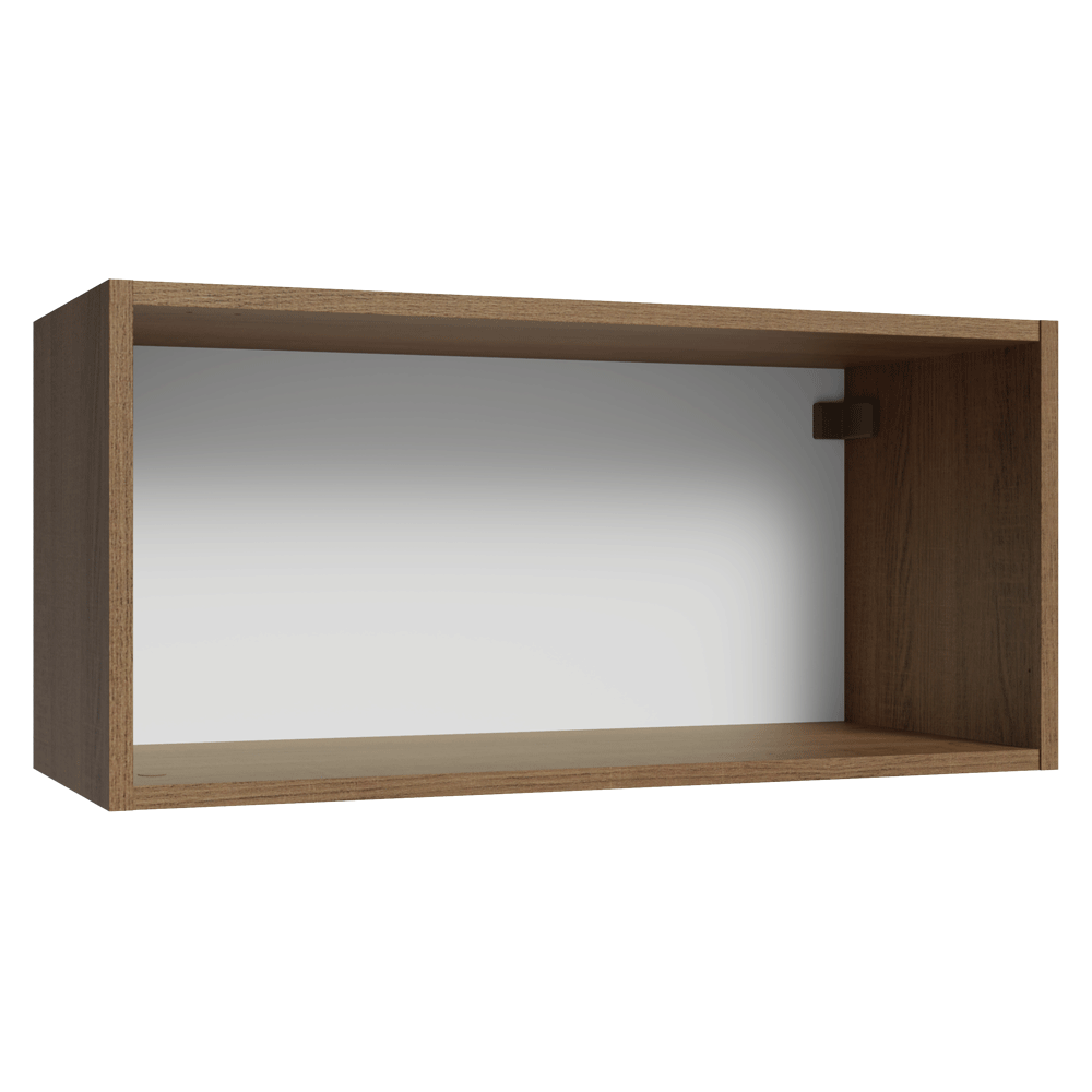 Armário Aéreo 70 cm 1 Porta Basculante Rustic/Crema Vik Madesa