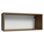 Armário Aéreo 80 cm 1 Porta Basculante Rustic/Crema Vik Madesa