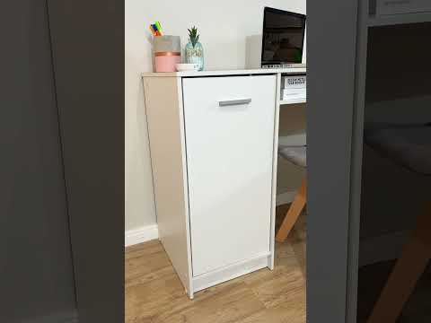 Escrivaninha Penteadeira 136cm 1 Porta 3 Gavetas Branco Madesa