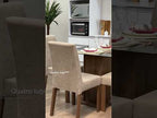 Conjunto Sala de Jantar Mesa Tampo de Vidro 4 Cadeiras Rustic/Imperial Noemi Madesa