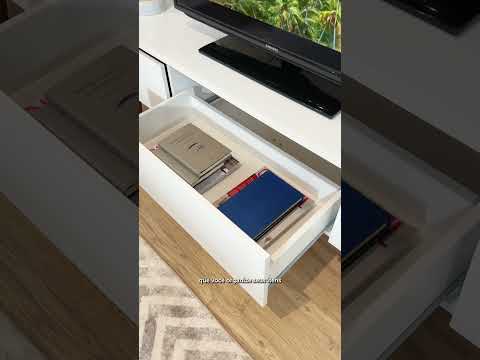 Rack para TV até 75 Polegadas Madesa Reims 2 Portas 1 Gaveta Branco