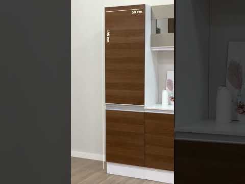 Paneleiro Madesa Smart 2 Portas Branco/Rustic
