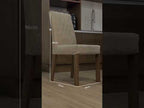 Conjunto Sala de Jantar Tampo de Vidro 6 Cadeiras Rustic/Preto/Oxford Siena Madesa