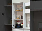 Armário de Cozinha Compacta 100% MDF 170 cm Branco Smart Madesa 01