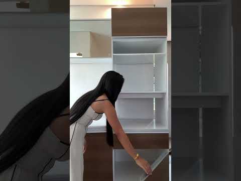 Armário de Cozinha Completa 240cm Branco/Rustic Diamante Madesa