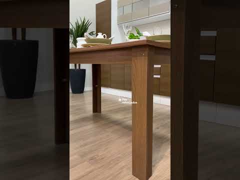Mesa de Jantar Madesa com Tampo de Madeira 5231 Rustic