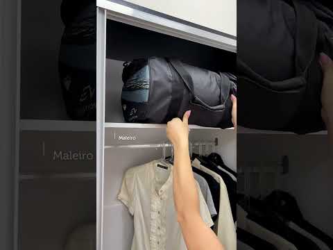 Guarda-Roupa Casal 100% MDF Madesa Royale 3 Portas de Correr com Espelho Branco/Rustic