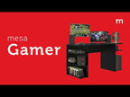 Mesa para Computador Gamer Madesa 9409 Preto