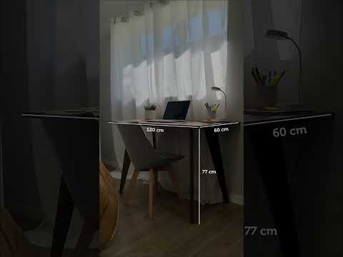 Mesa Madesa Retangular para Escritório com Tampo de Madeira 5319 Rustic