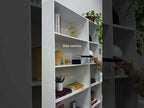 Kit Madesa com 2 Estantes Livreiro 6908 Branco