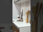 Armário de Cozinha Compacta 100% MDF 170 cm Branco/Rustic/Crema Smart Madesa 01