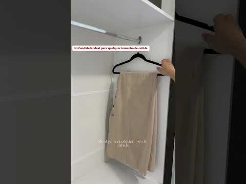 Guarda-Roupa Casal 100% MDF Madesa Royale 3 Portas de Correr com Espelho Branco/Rustic