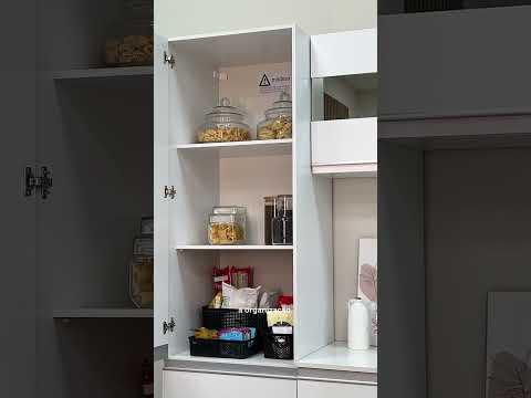 Armário de Cozinha Compacta 100% MDF 170 cm Branco Smart Madesa 01