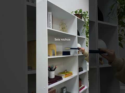 Estante Livreiro Madesa 6907 com 3 Nichos Branco